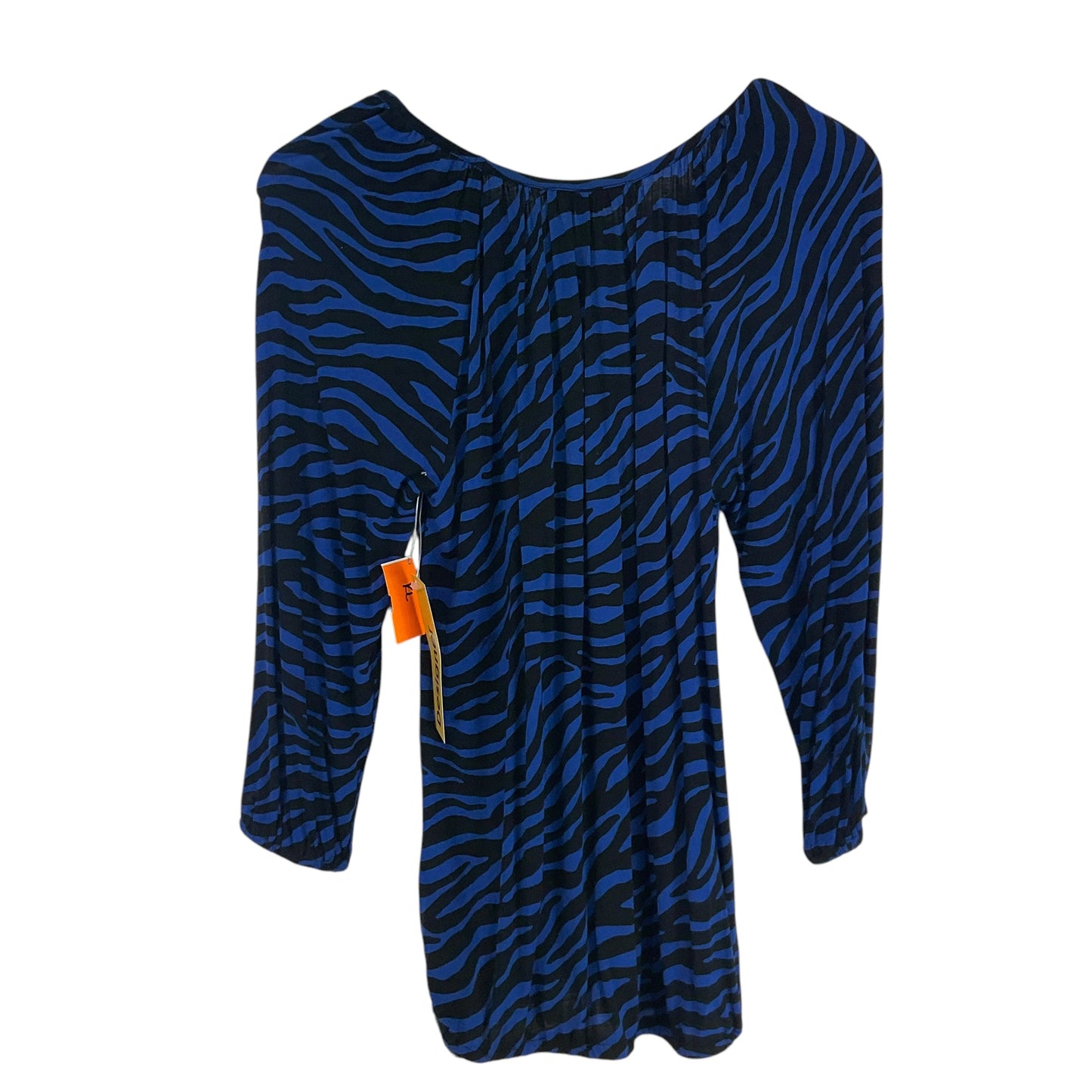 Top Long Sleeve By Michael By Michael Kors In Blue, Size: M