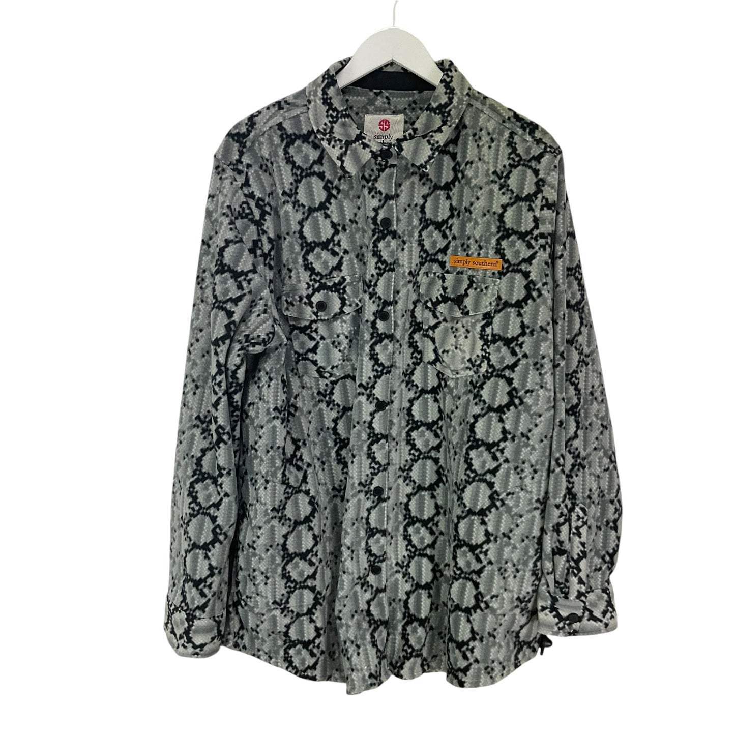 Jacket Other By Simply Southern In Grey, Size: 2x