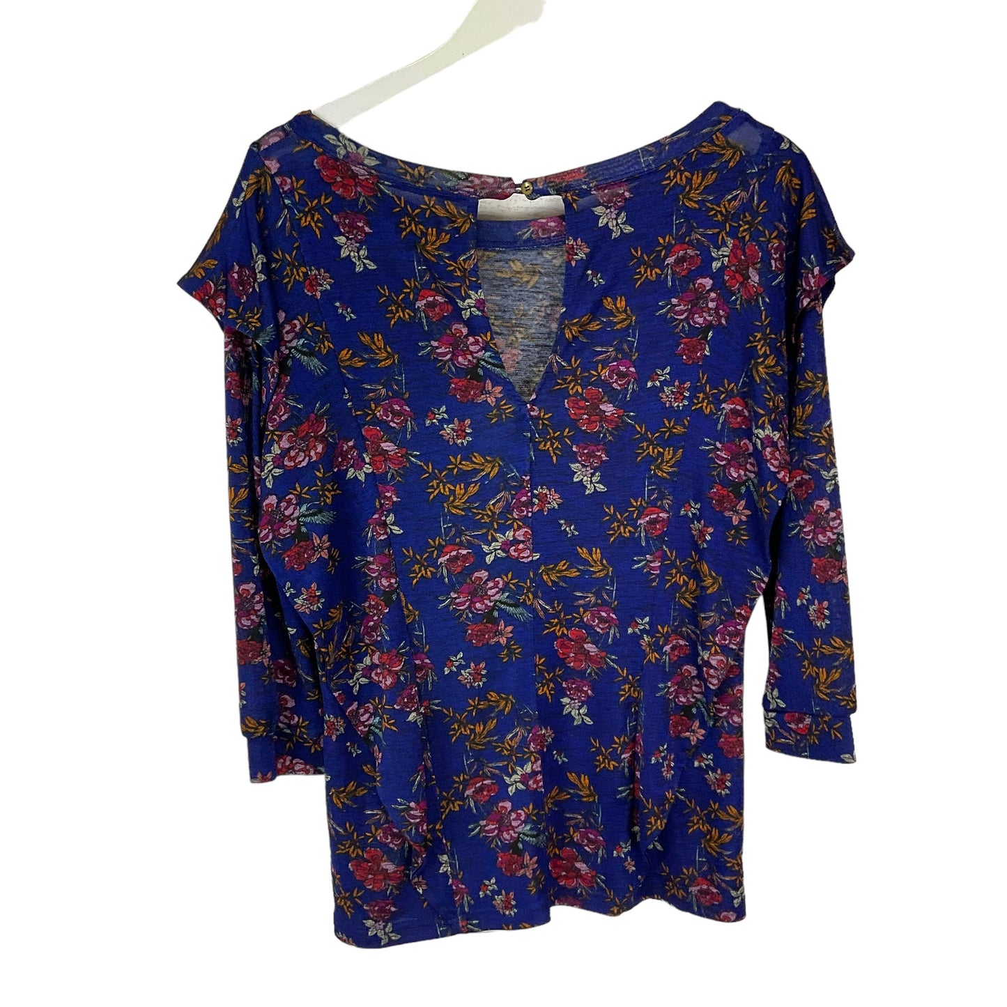 Top Long Sleeve By Free People In Blue, Size: M