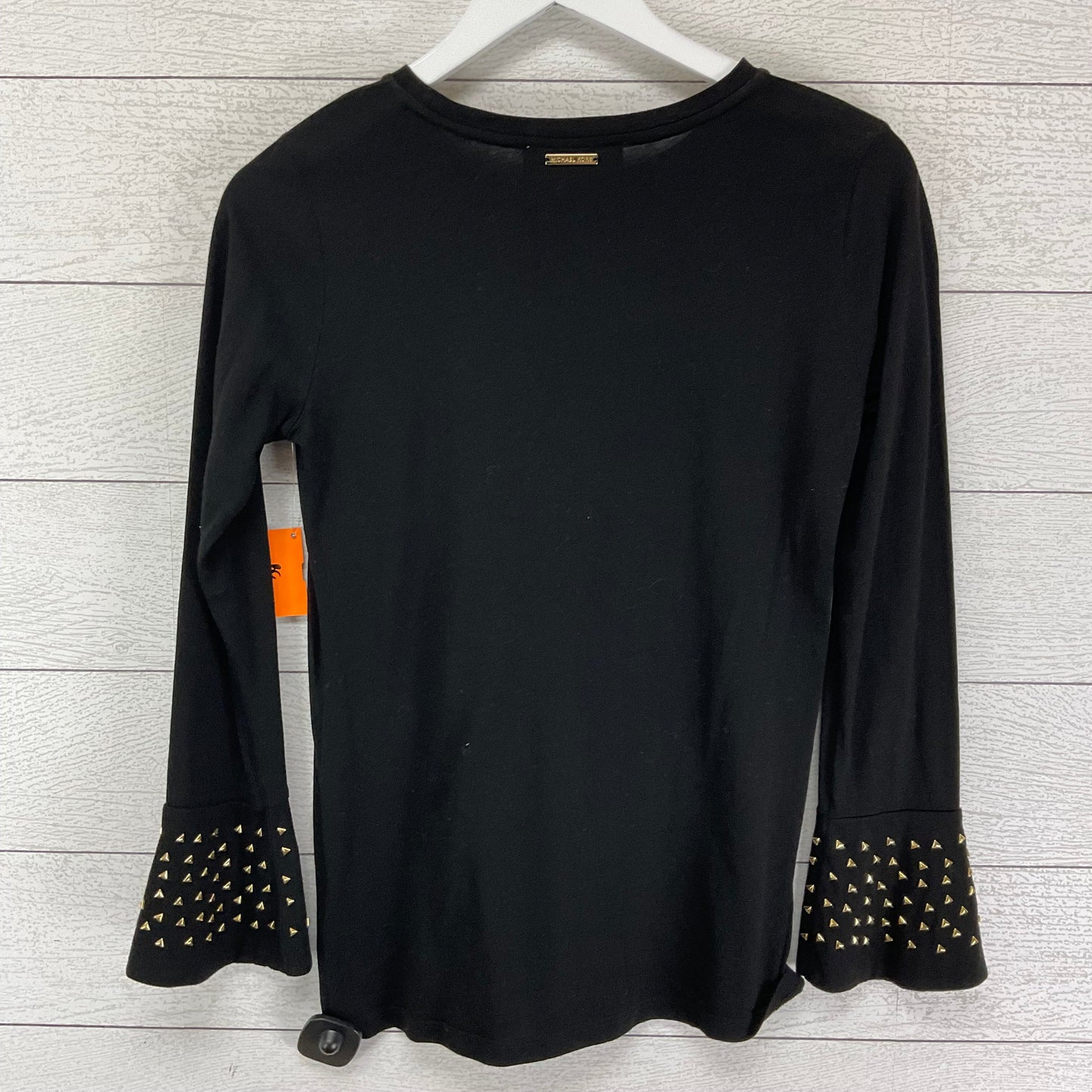 Top Long Sleeve By Michael By Michael Kors In Black, Size: S