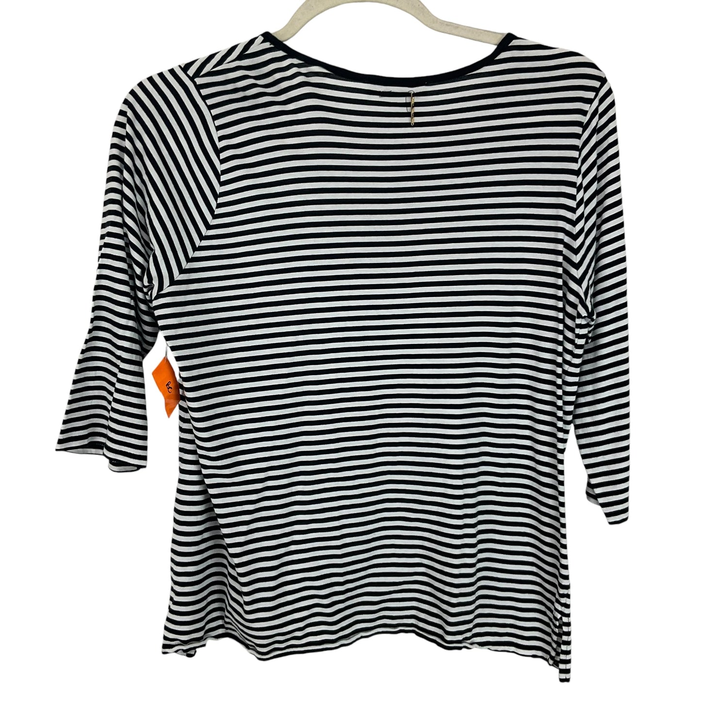 Top 3/4 Sleeve By Michael By Michael Kors In Striped, Size: 1x