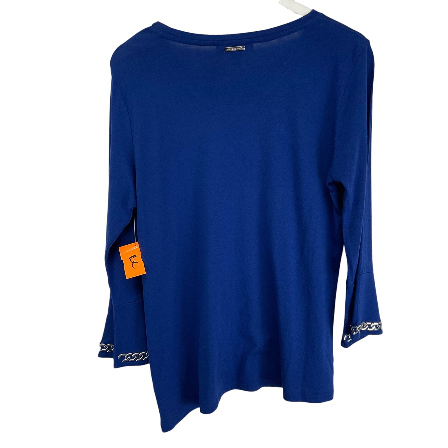 Top Long Sleeve By Michael By Michael Kors In Blue, Size: Xl