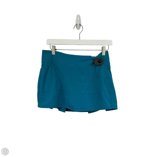 Athletic Skort By Lululemon In Blue, Size: 6