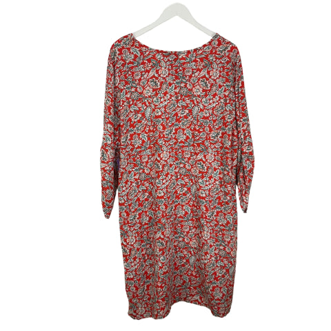 Dress Casual Midi By Clothes Mentor In Orange, Size: L