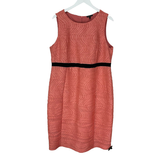 Dress Casual Midi By Sami & Jo In Peach, Size: 2x