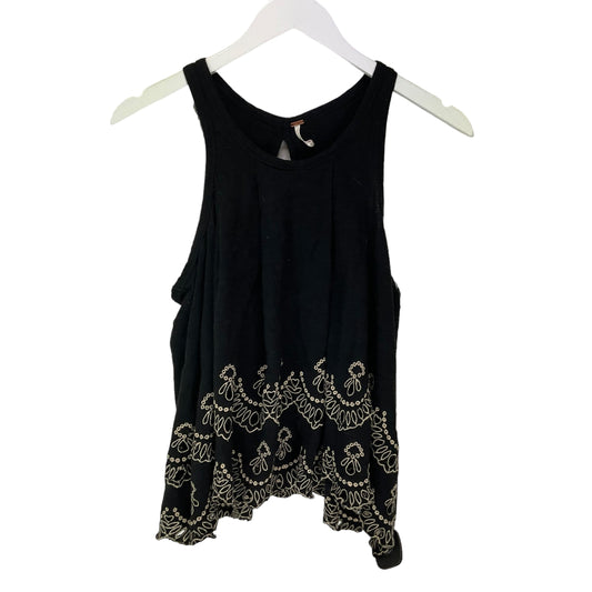 Black Top Sleeveless Free People, Size Xs