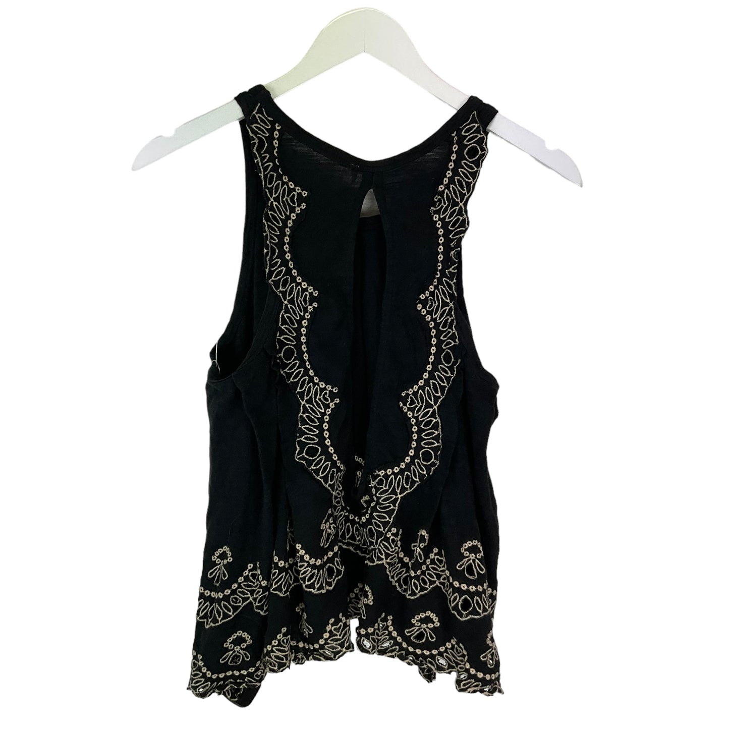 Black Top Sleeveless Free People, Size Xs