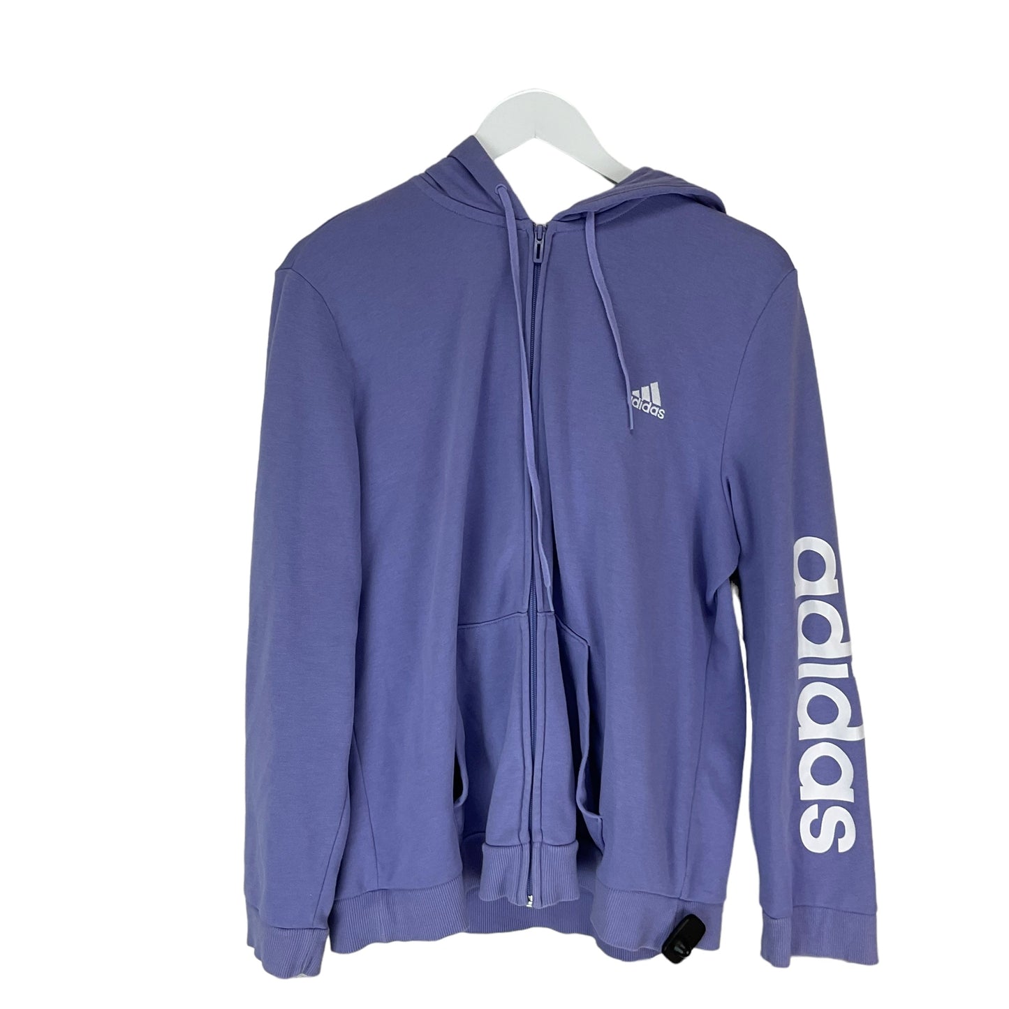 Purple Jacket Fleece Adidas, Size Xl