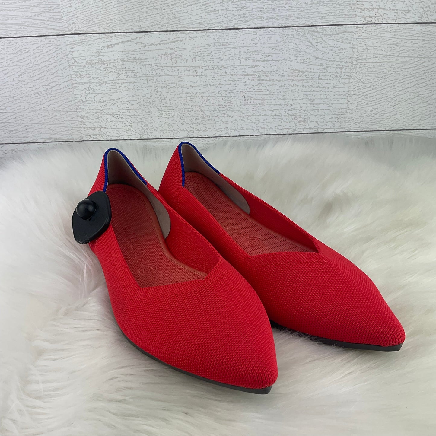 Red Shoes Designer Rothys, Size 11.5
