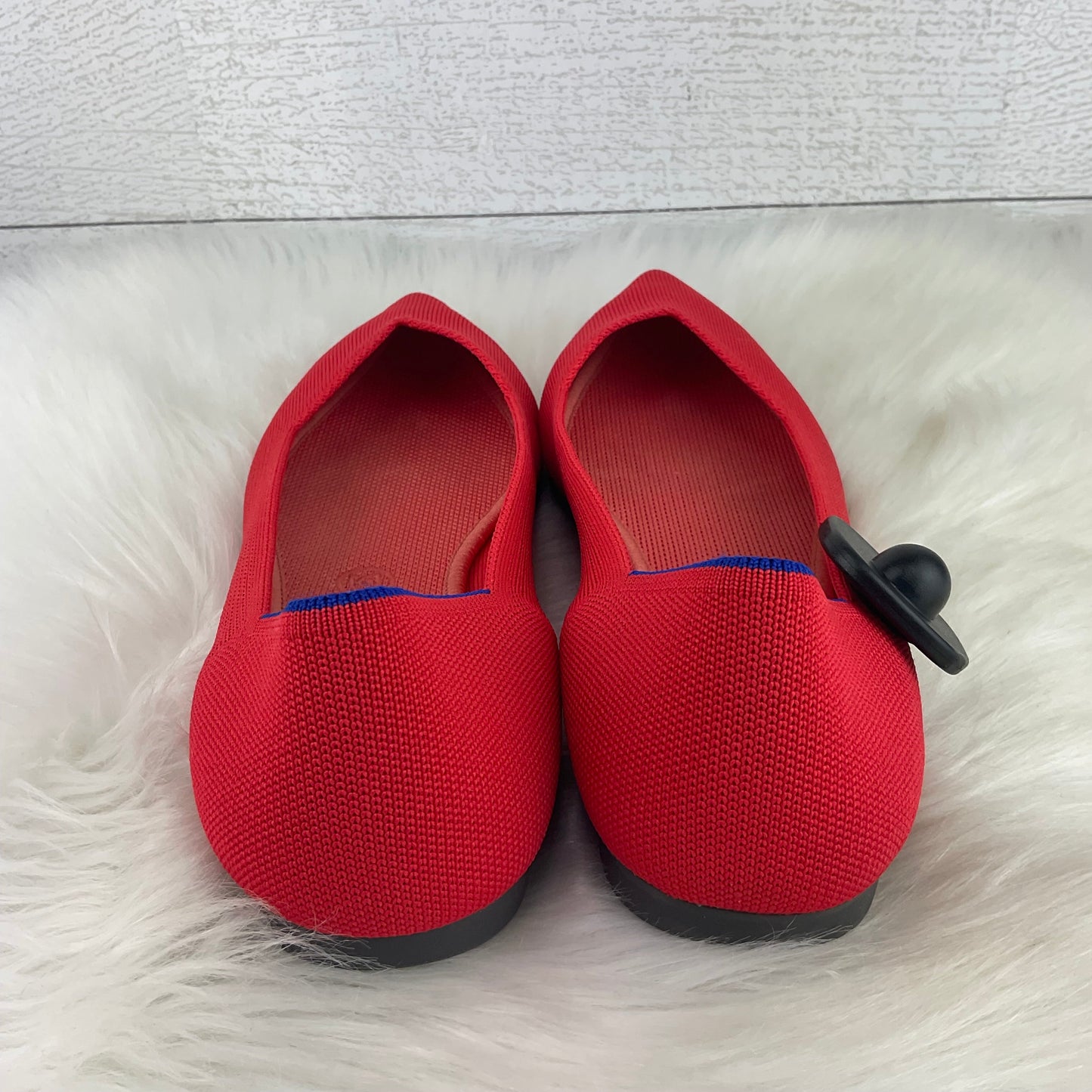 Red Shoes Designer Rothys, Size 11.5