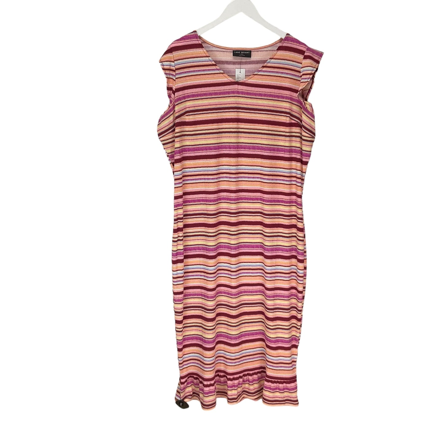 Dress Casual Maxi By Lane Bryant In Pink, Size: 22