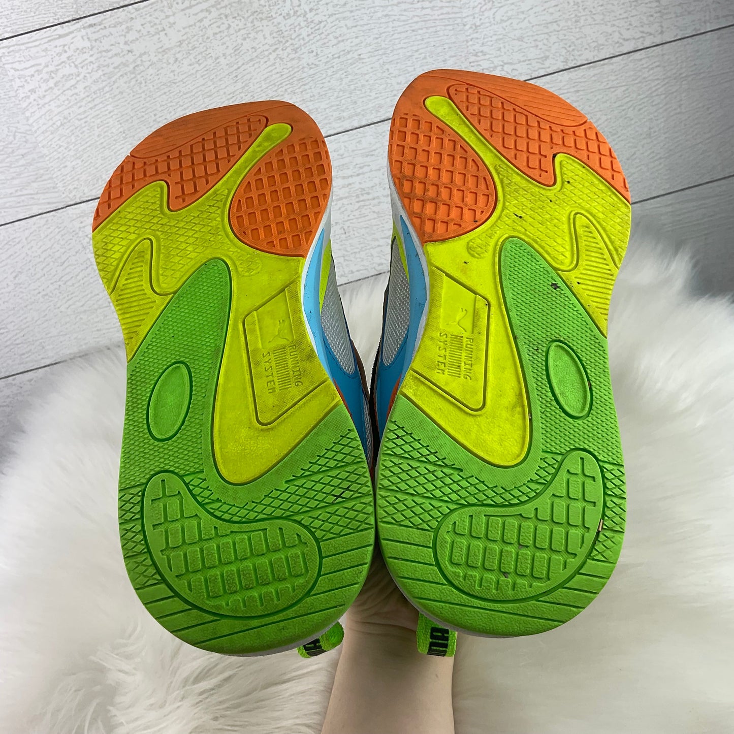 Multi-colored Shoes Athletic Puma, Size 8.5