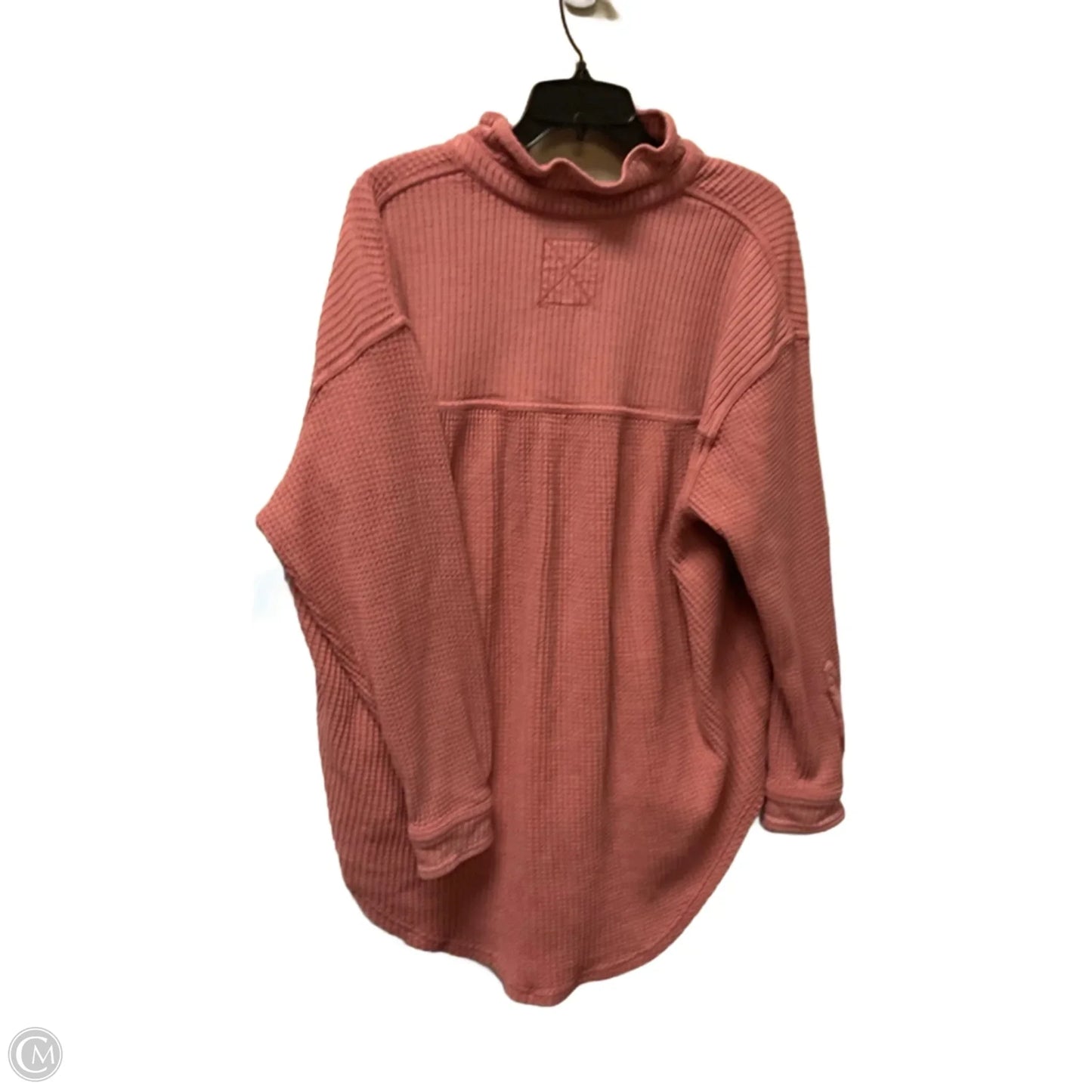 Top Long Sleeve By Aerie In Pink, Size: M
