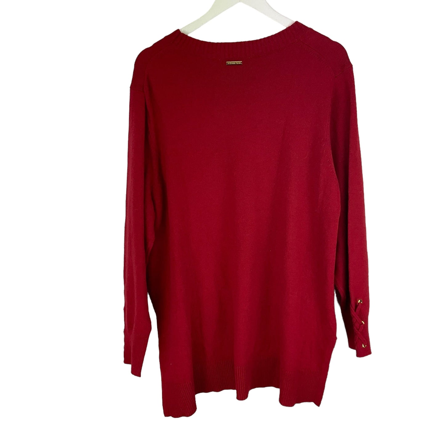 Sweater By Michael Kors In Red, Size: 3x