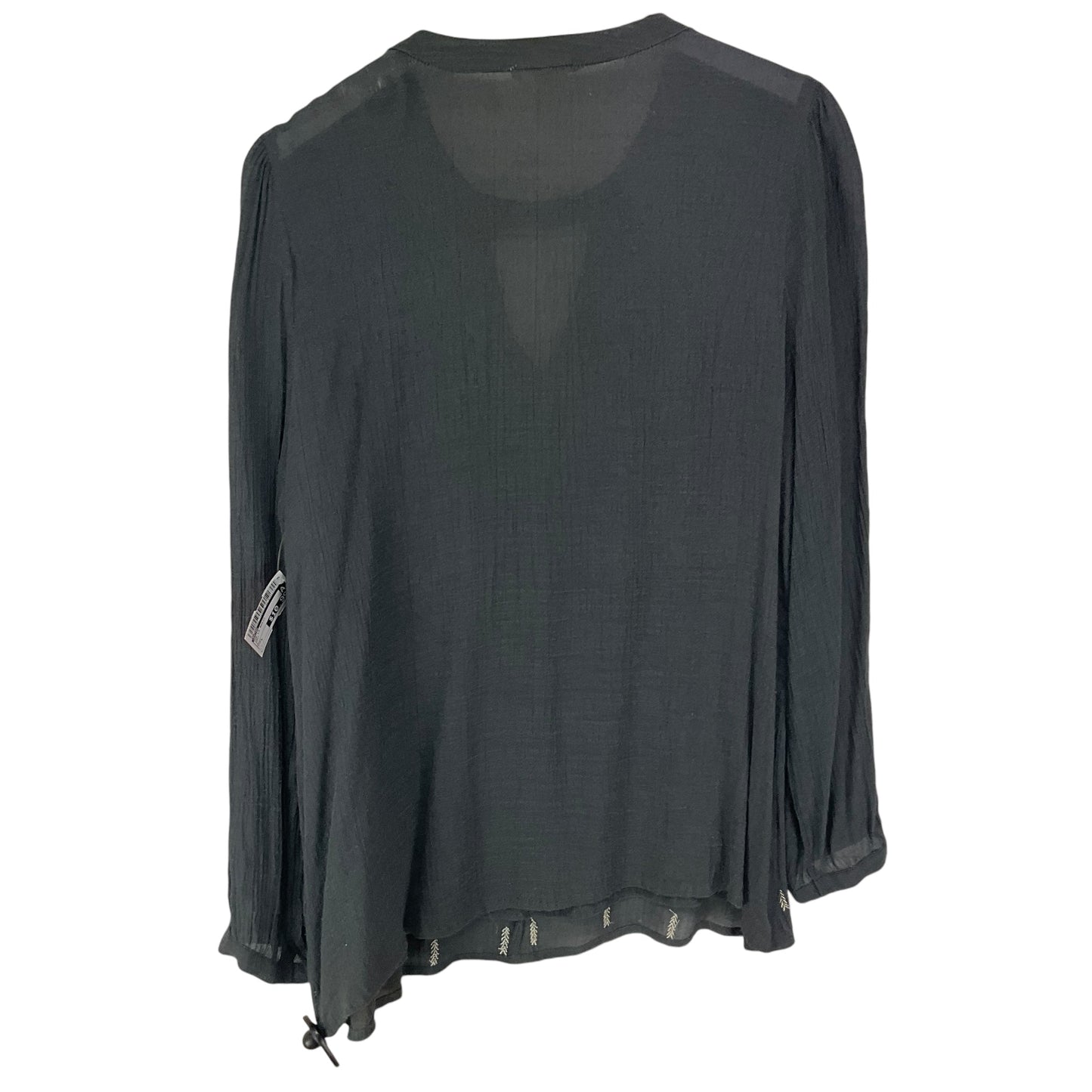 Top Long Sleeve Basic By Entro In Grey, Size: L