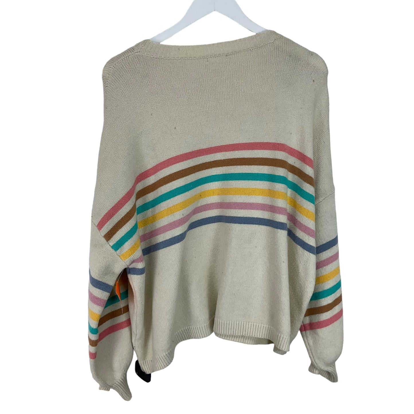 Sweater By Debut In Cream, Size: 1x