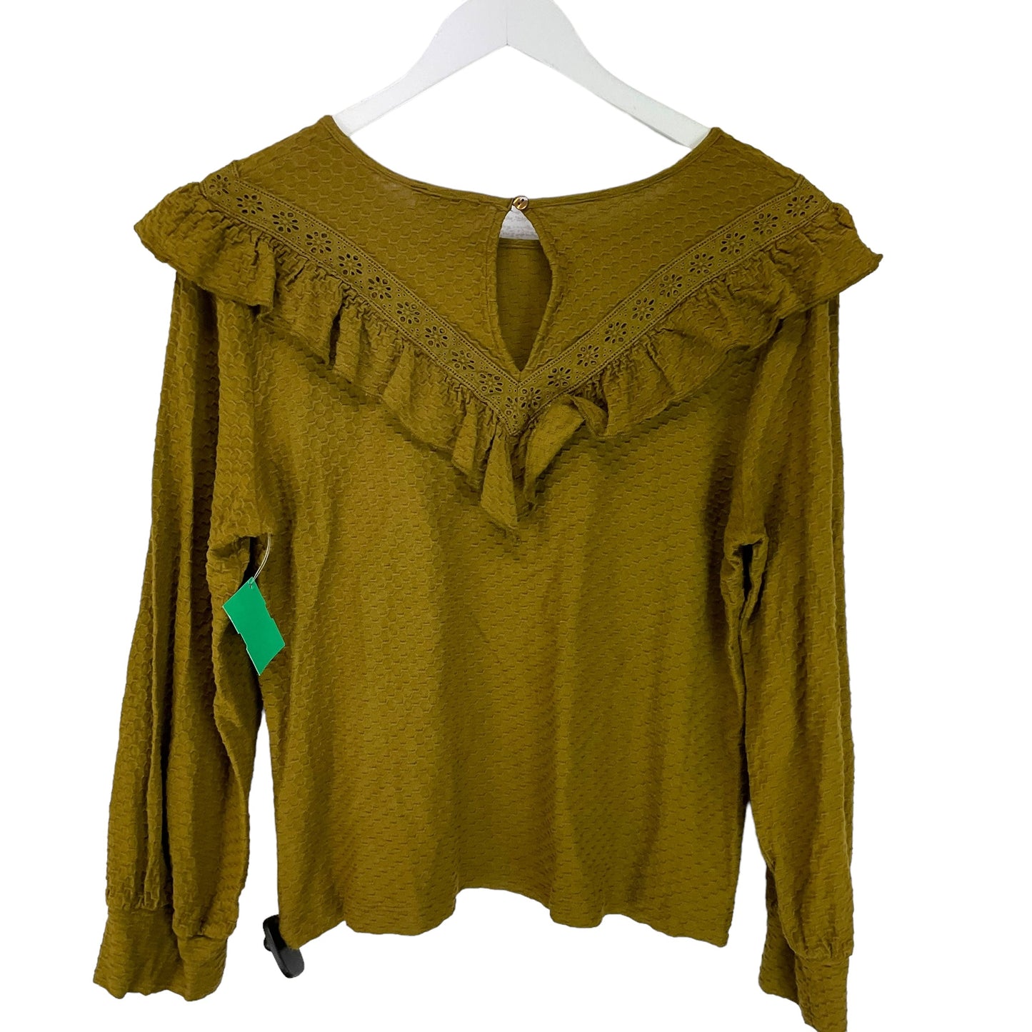 Green Top Long Sleeve J. Crew, Size M