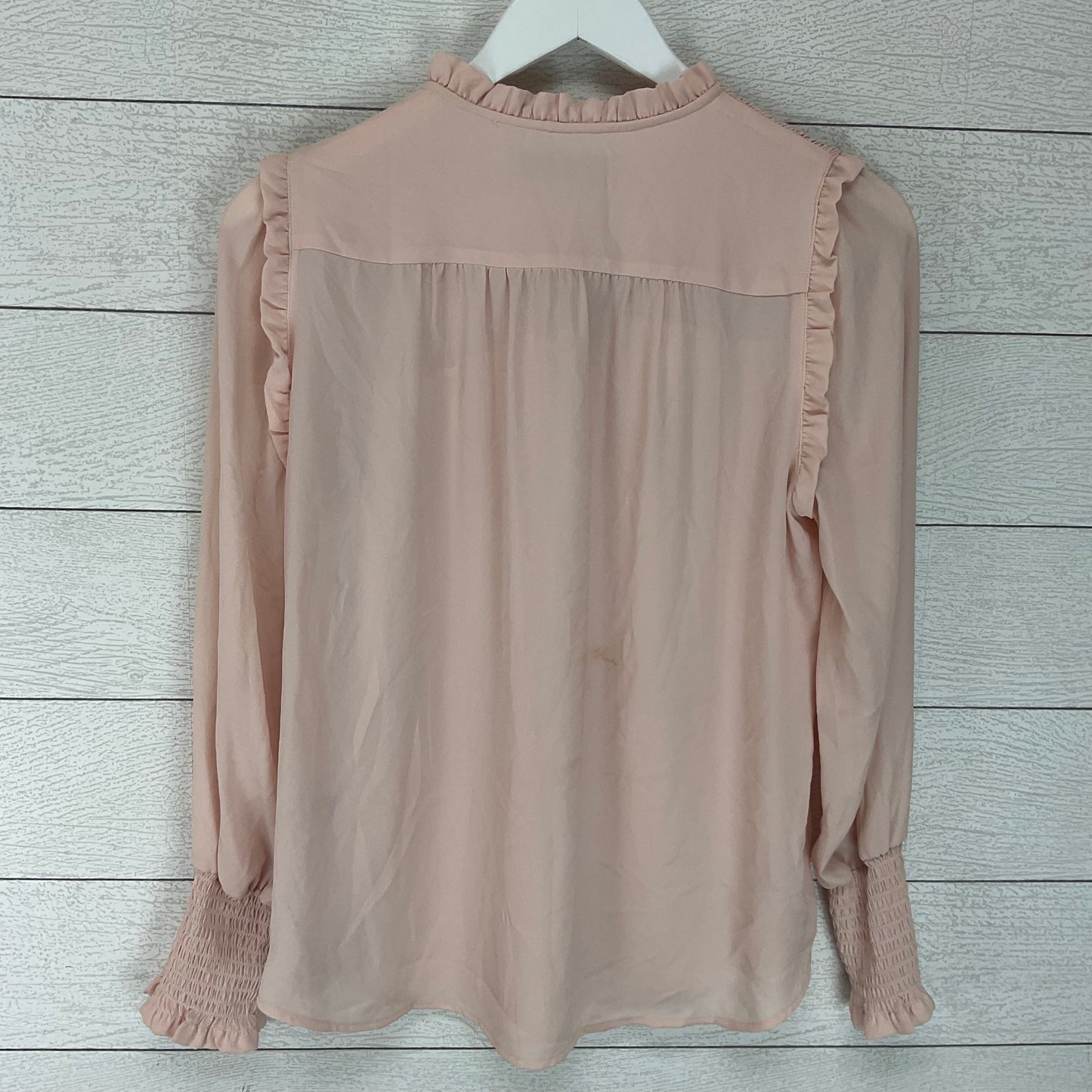 Pink Top Long Sleeve Loft, Size Petite   S