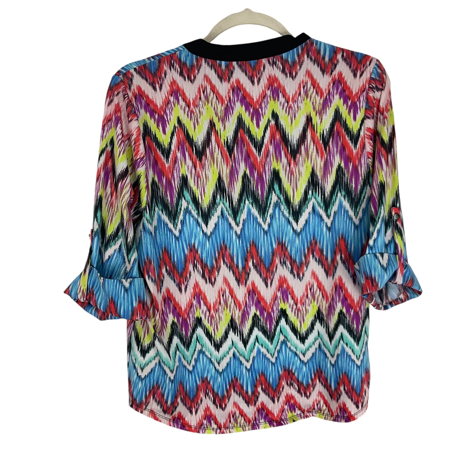 Top Long Sleeve By New Directions In Multi-colored, Size: 2x