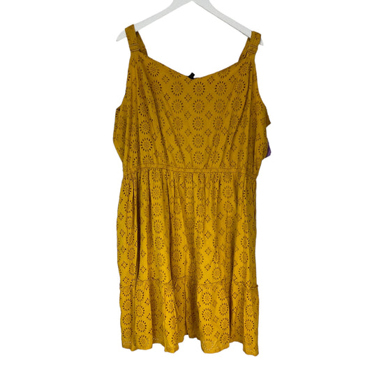 Dress Casual Maxi By Lane Bryant In Yellow, Size: 28