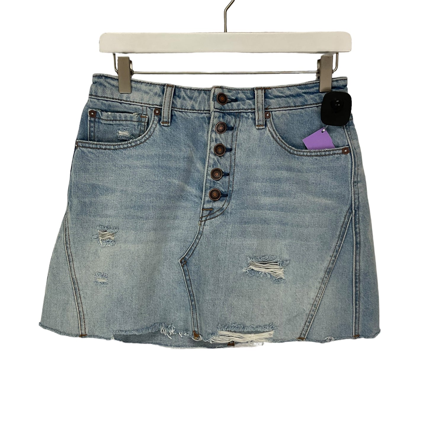 Blue Denim Skirt Mini & Short We The Free, Size 4