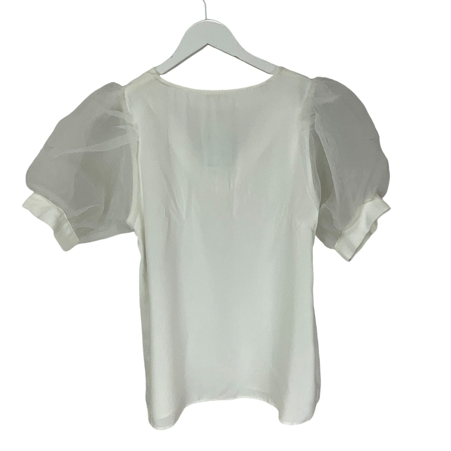 Top Short Sleeve By Jodifl In White, Size: M