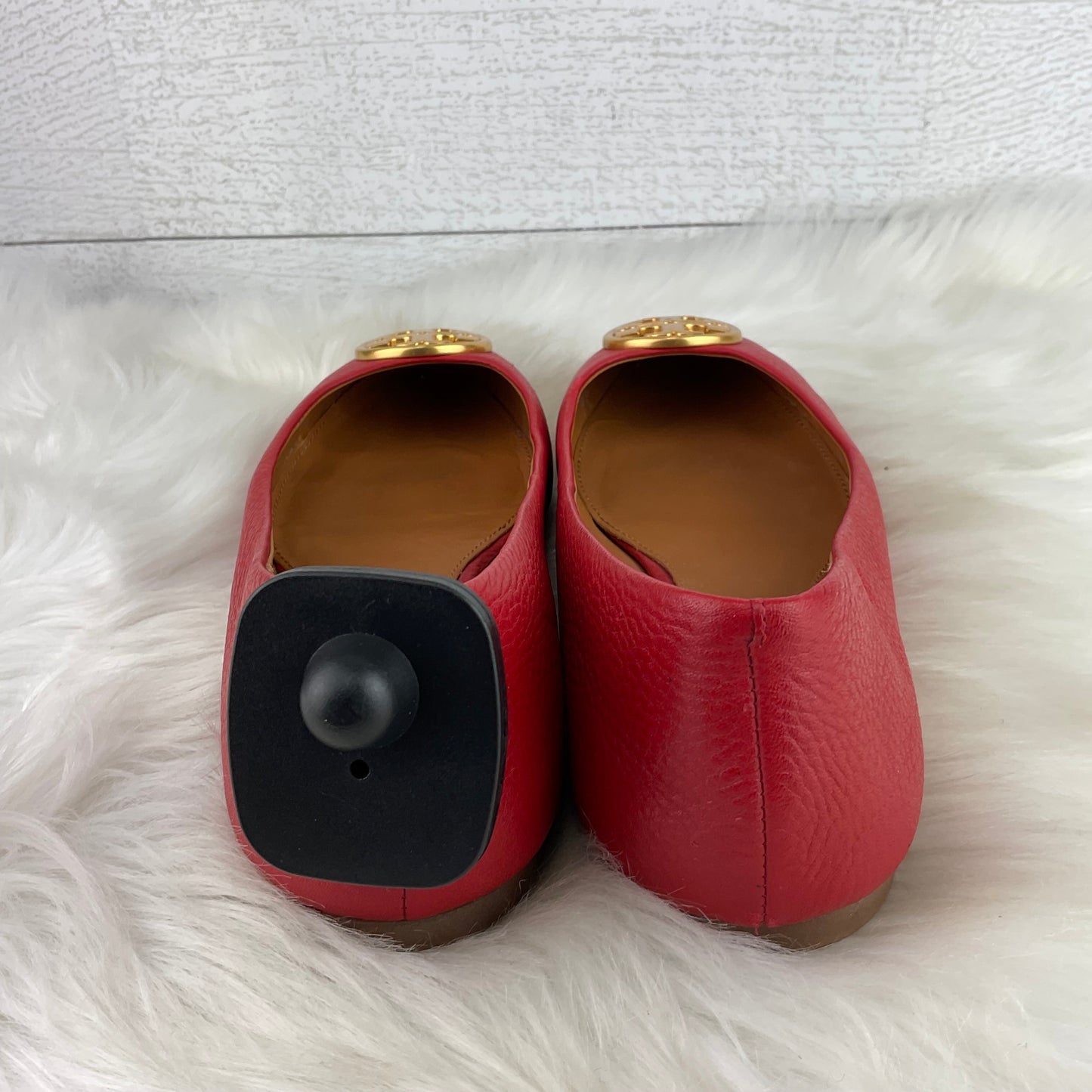 Red Sandals Designer Tory Burch, Size 7.5