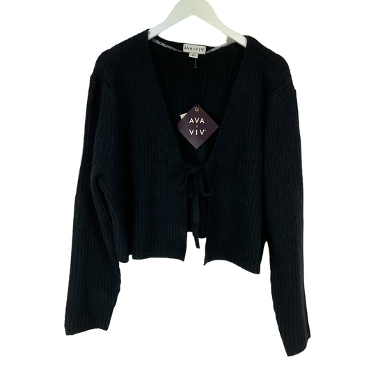Black Sweater Ava & Viv, Size 2x