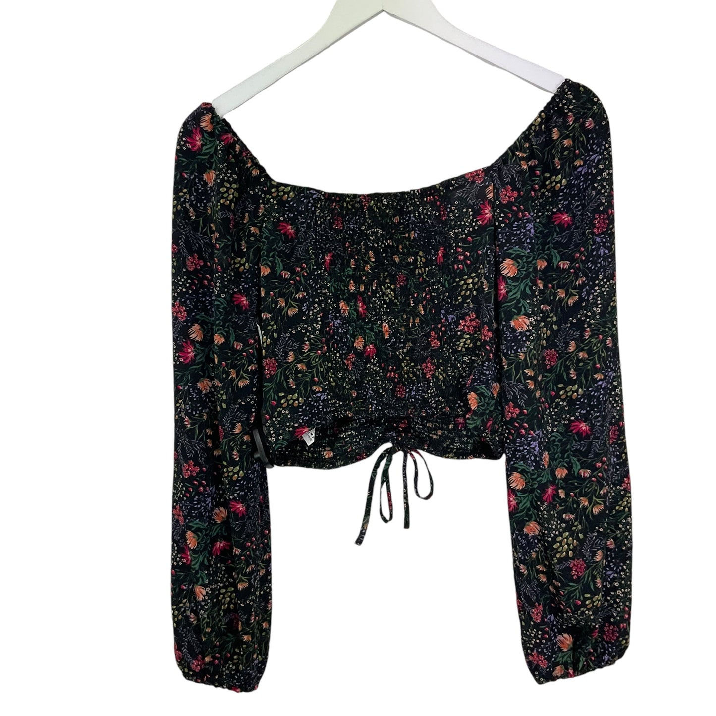 Top Long Sleeve By Forever 21 In Floral Print, Size: S