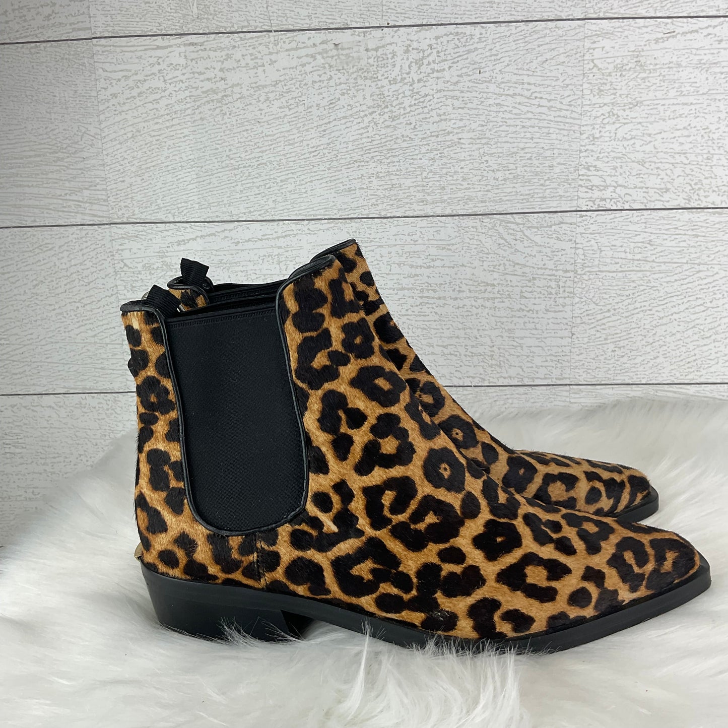 Boots Designer By Michael By Michael Kors In Animal Print, Size: 7