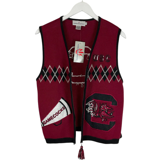 Vest Other By Clothes Mentor In Red, Size: L