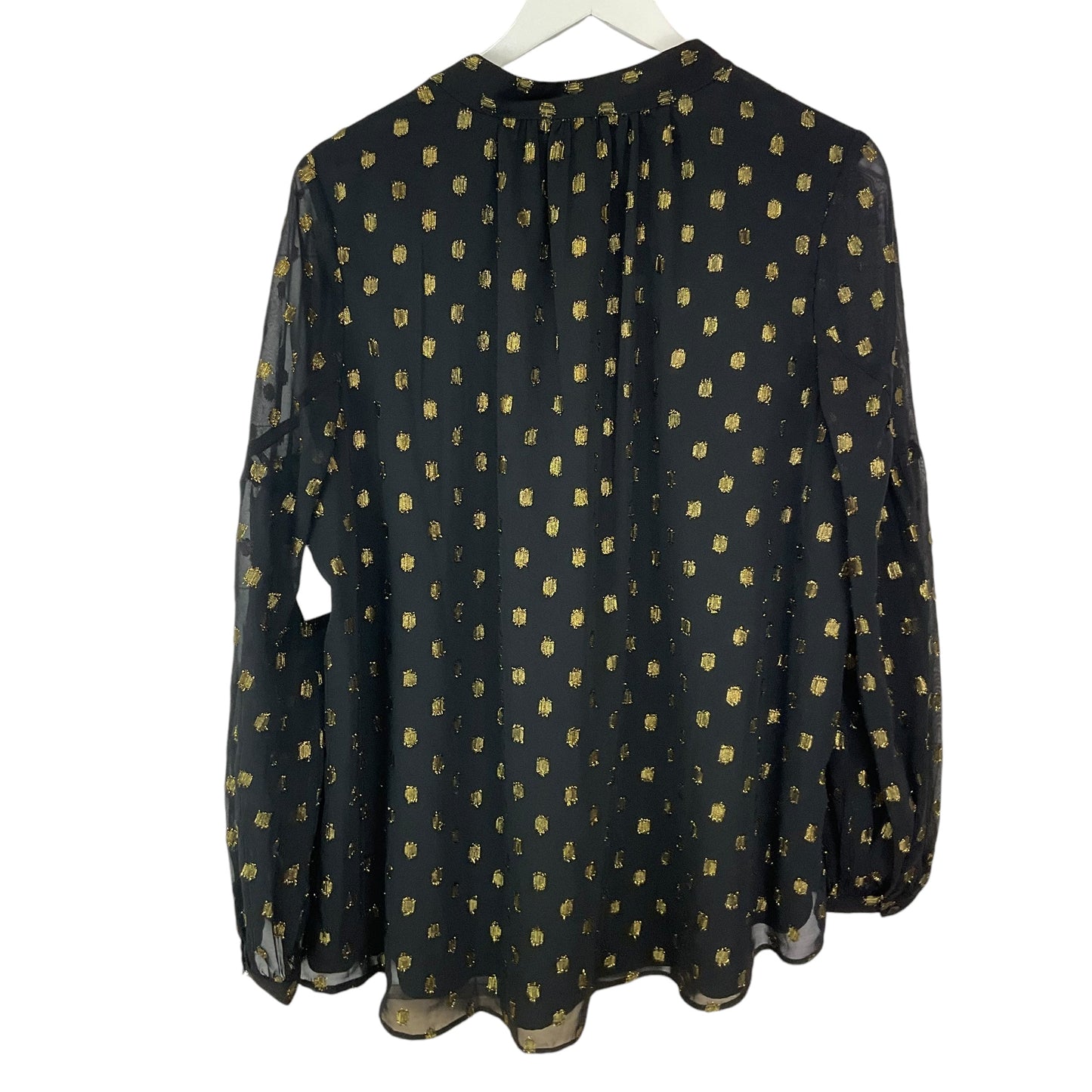 Top Long Sleeve By Crown And Ivy In Black, Size: M