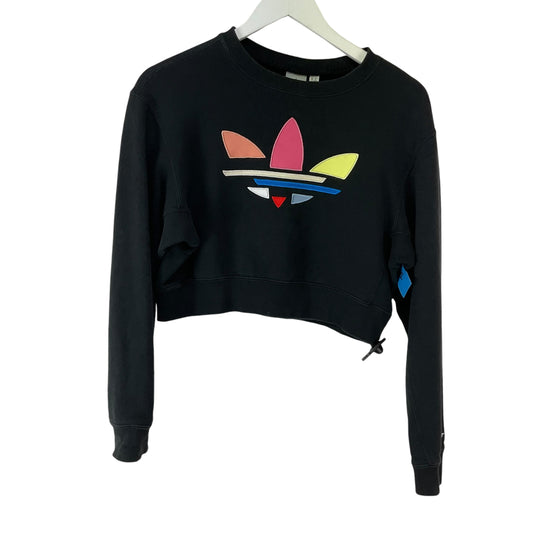 Sweater By Adidas In Black, Size: S