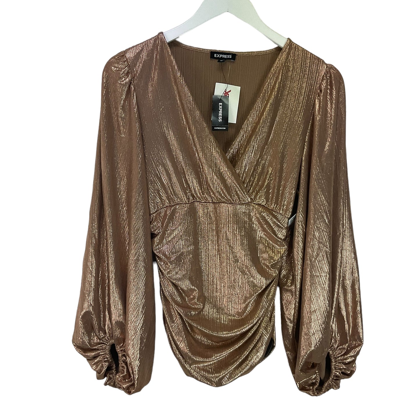 Gold Top Long Sleeve Express, Size Xs