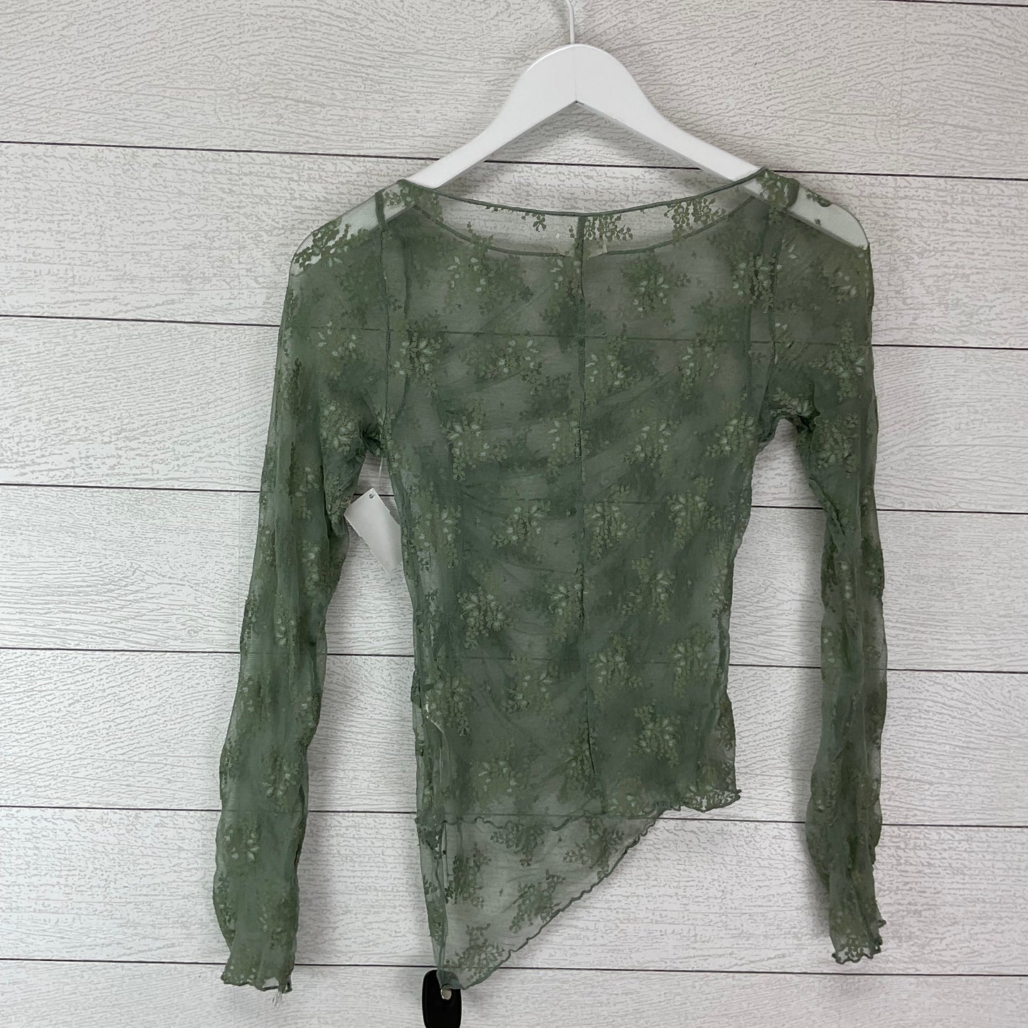 Top Long Sleeve Basic By Free People In Green, Size: M