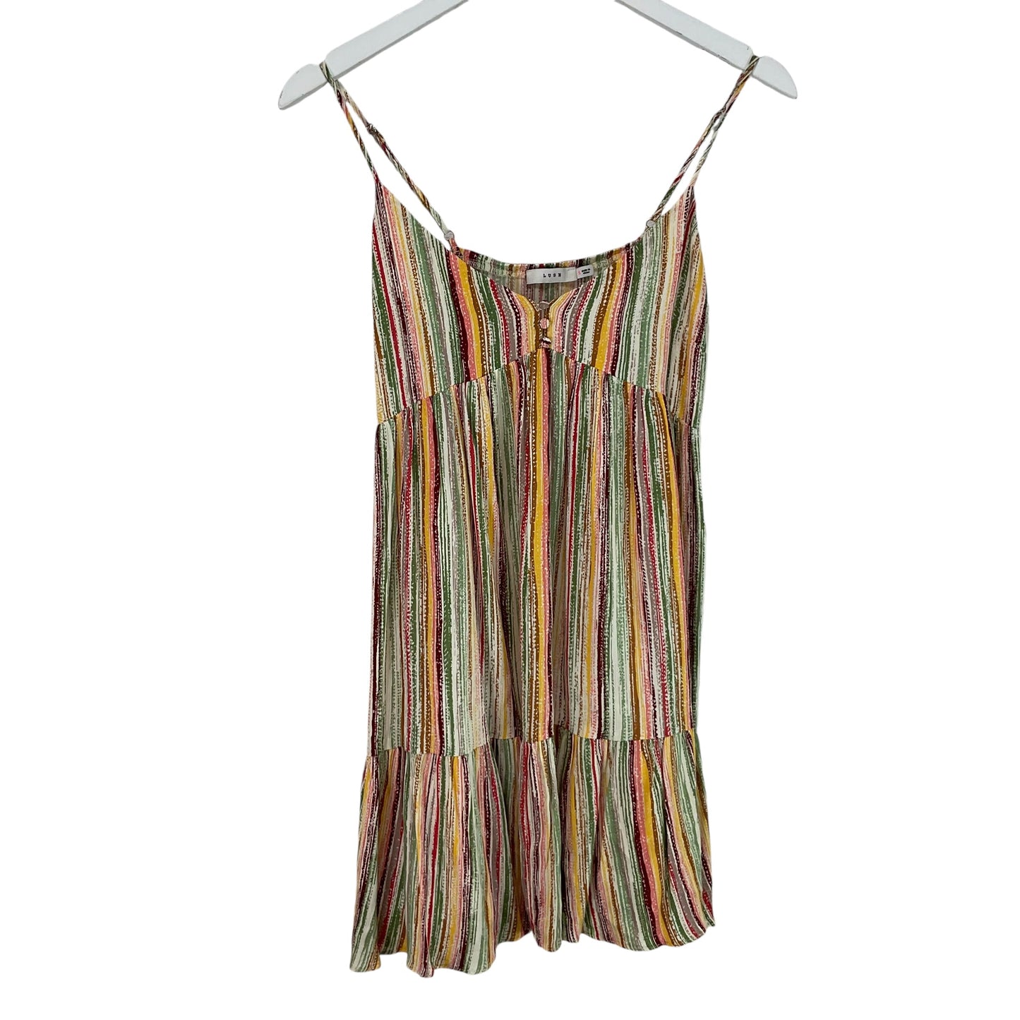 Dress Casual Short By Lush In Striped Pattern, Size: S