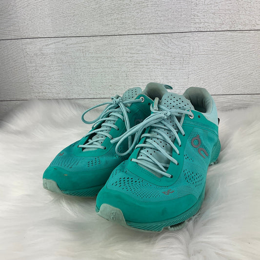 Shoes Athletic By Clothes Mentor In Teal, Size: 8.5