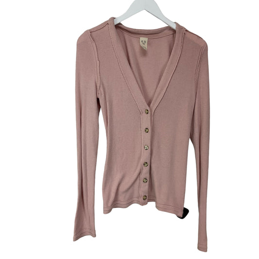 Top Long Sleeve By We The Free In Pink, Size: L