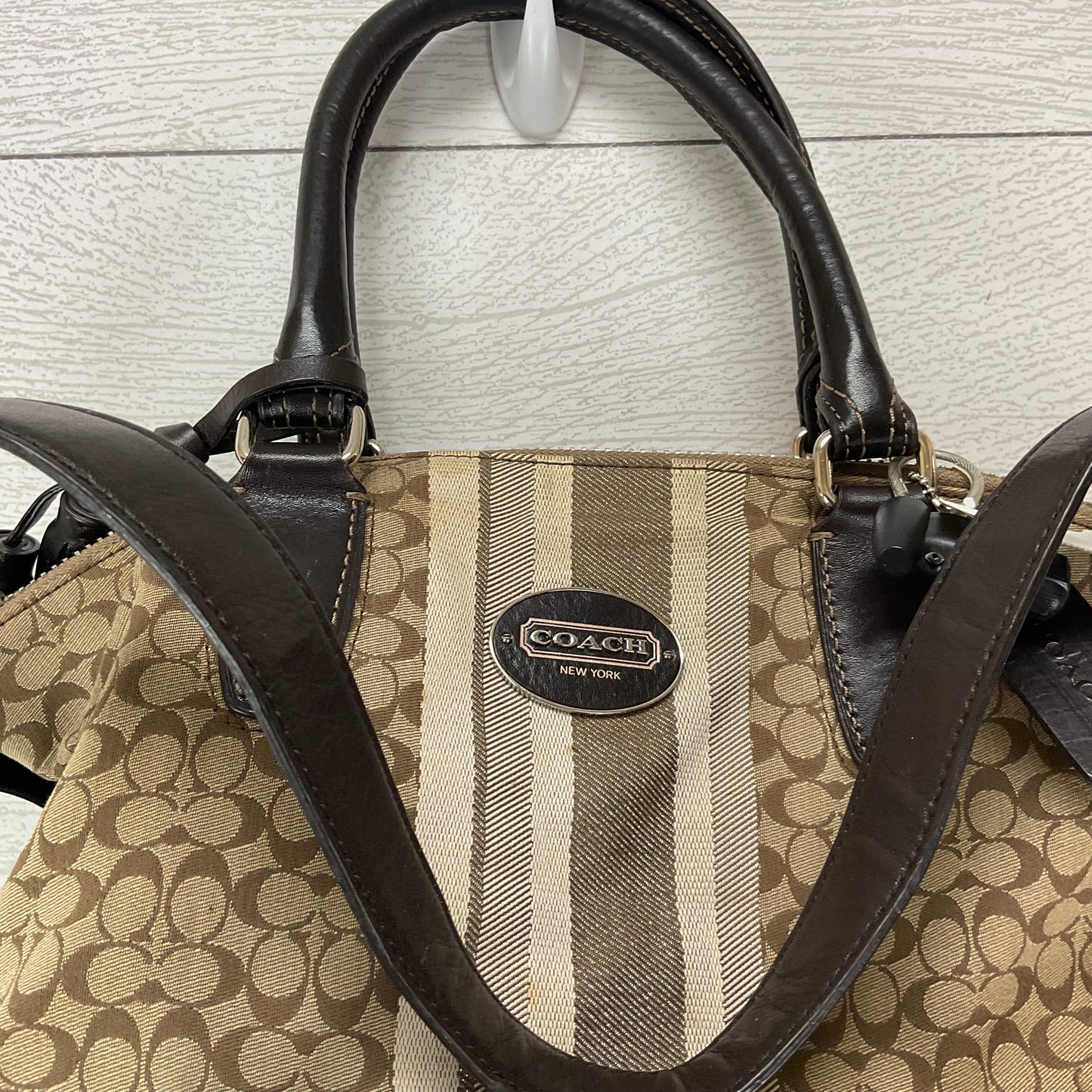 Handbag Designer By Coach, Size: Medium