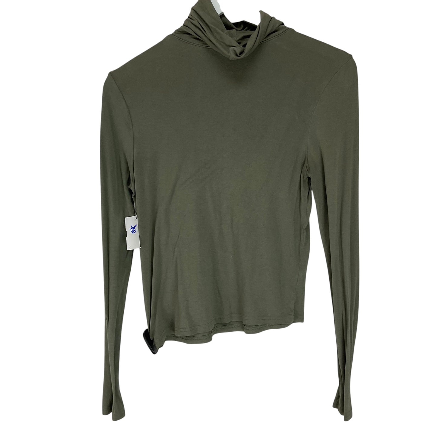 Top Long Sleeve Basic By Divided In Green, Size: M