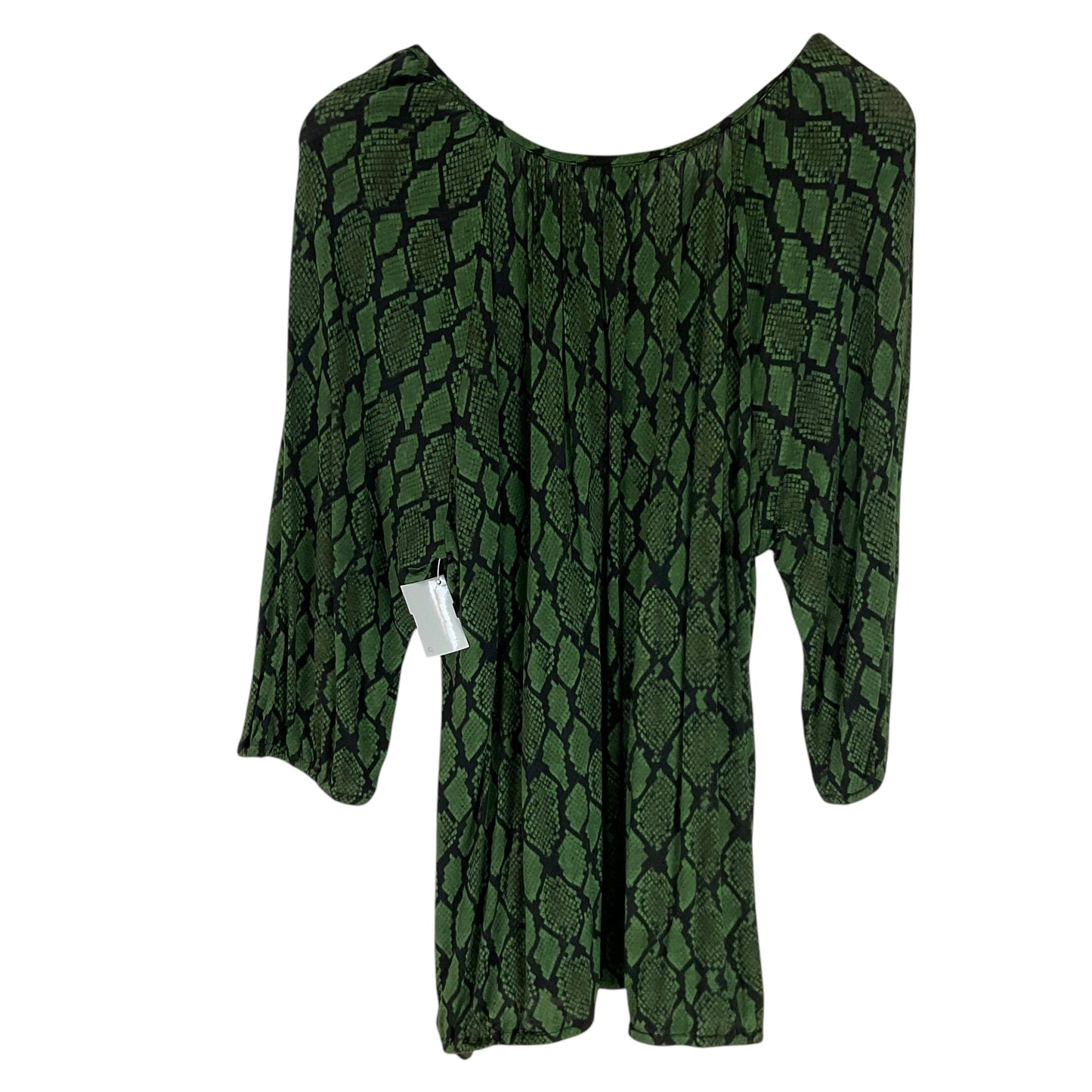 Top Long Sleeve By Michael By Michael Kors In Green, Size: 2x