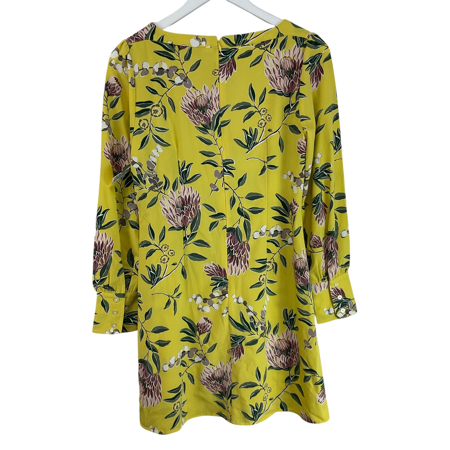 Dress Casual Midi By Loft In Yellow, Size: S