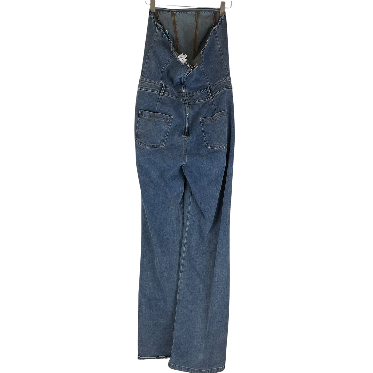 Jumpsuit By Le Lis In Blue Denim, Size: L