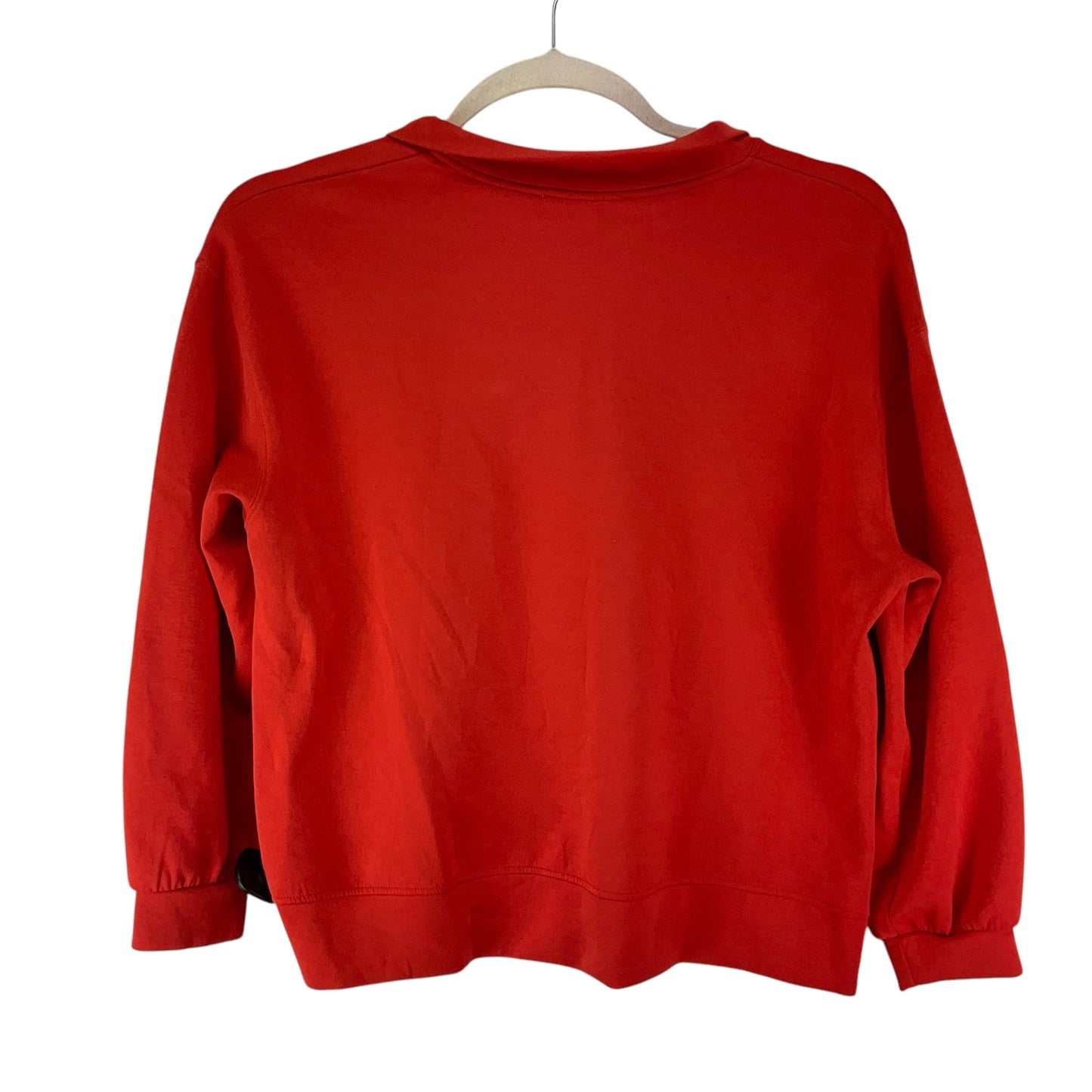 Sweatshirt Collar By Clothes Mentor In Orange, Size: 1x