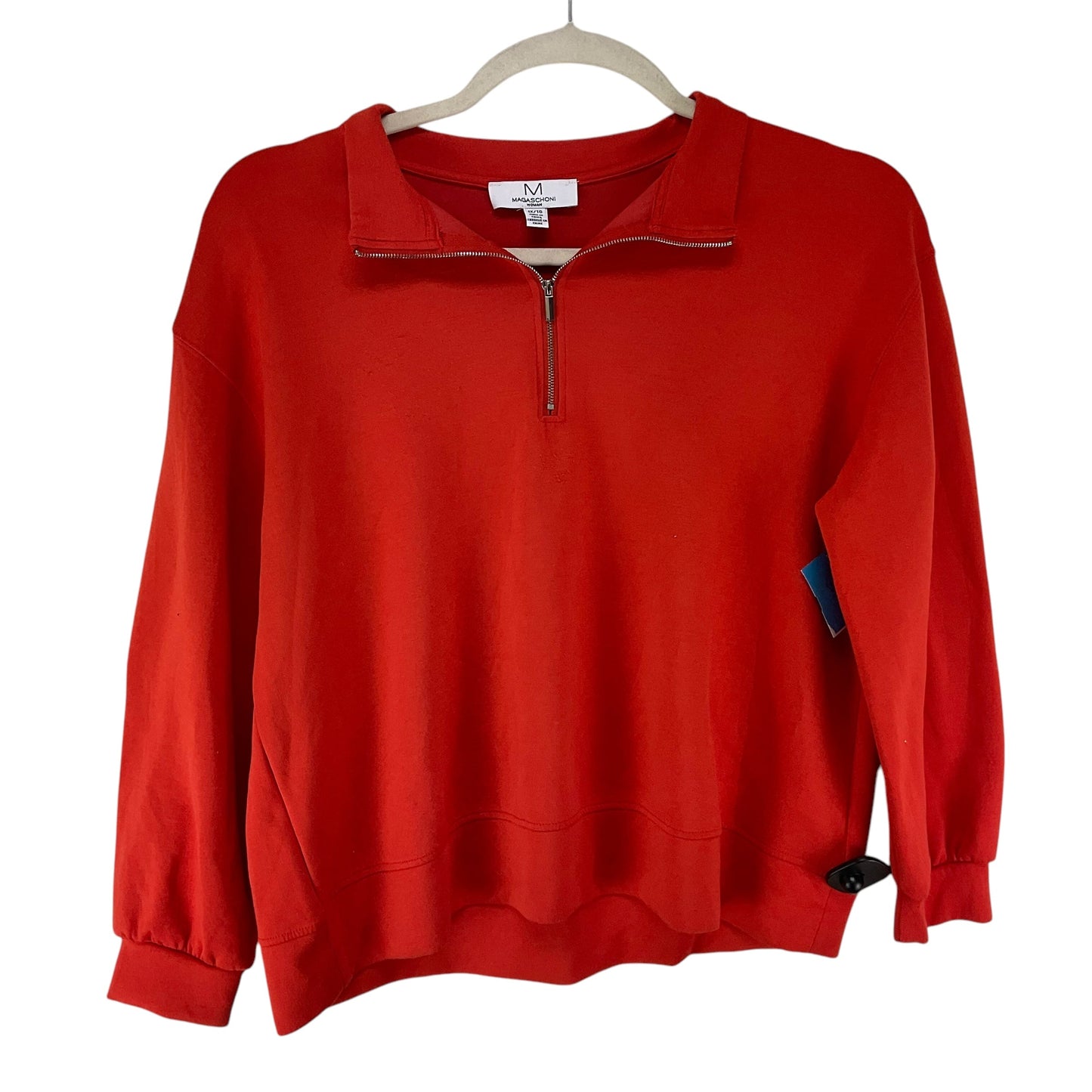 Sweatshirt Collar By Clothes Mentor In Orange, Size: 1x