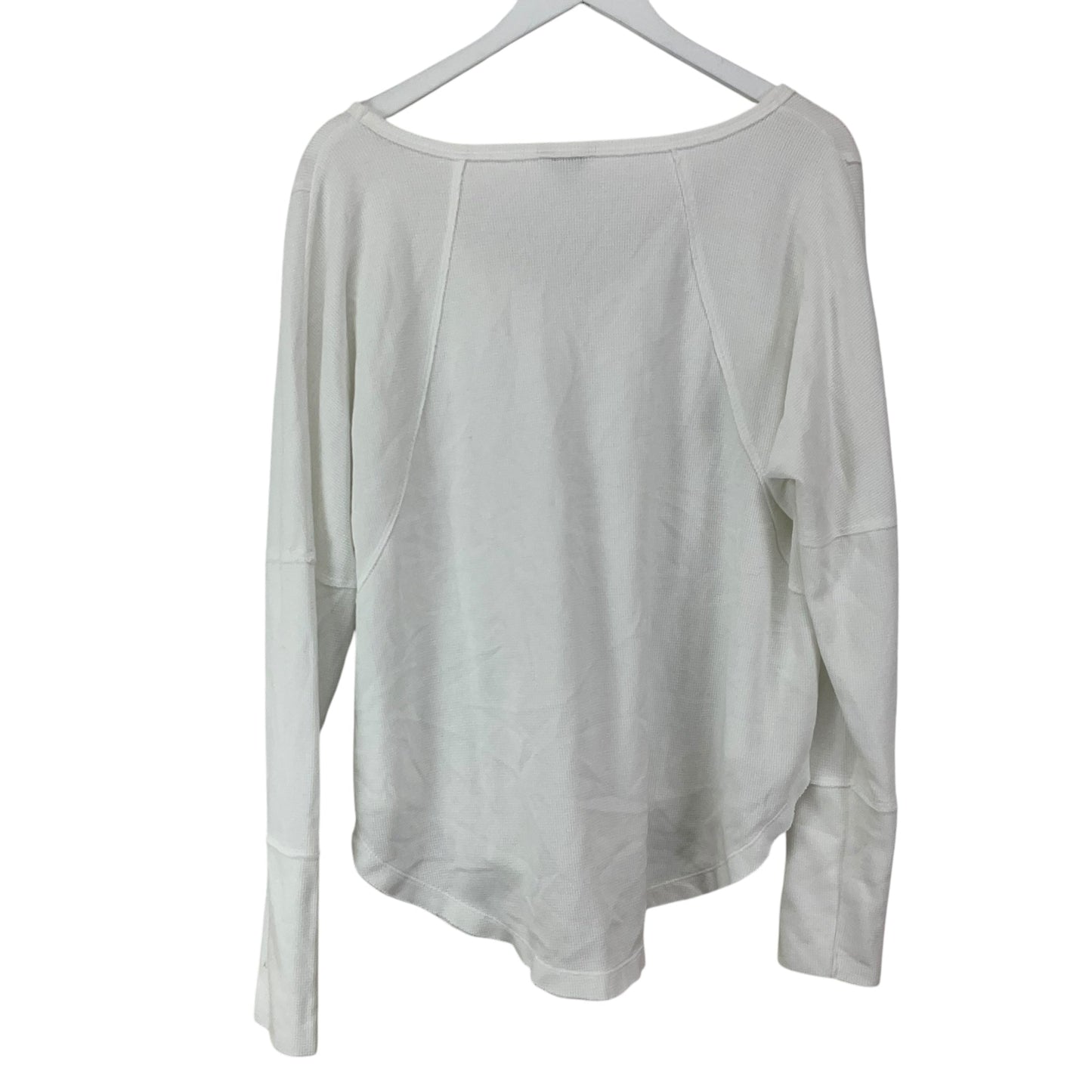 Top Long Sleeve Basic By Lucky Brand In White, Size: Xl