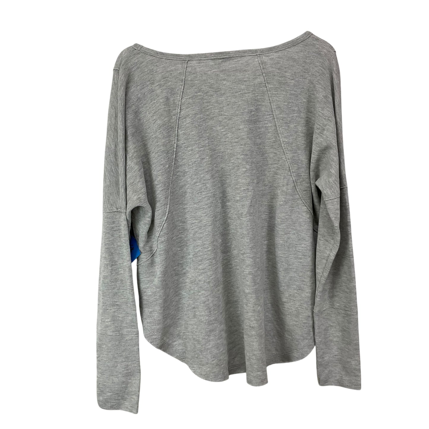 Top Long Sleeve Basic By Lucky Brand In Grey, Size: Xl