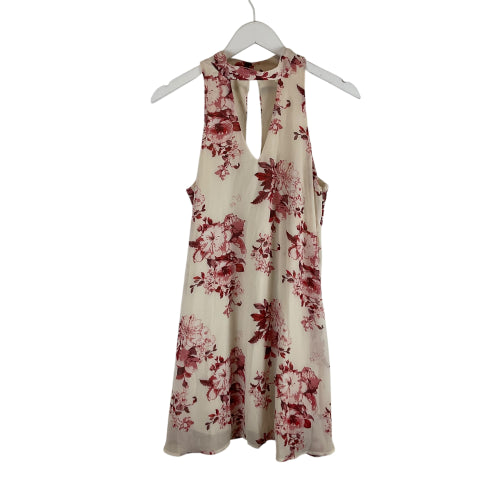 Dress Casual Short By Mi Ami In Floral Print, Size: S