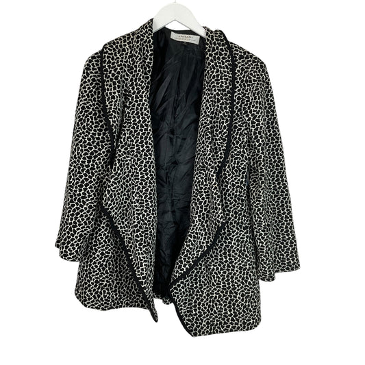 Blazer By Tahari By Arthur Levine In Animal Print, Size: M