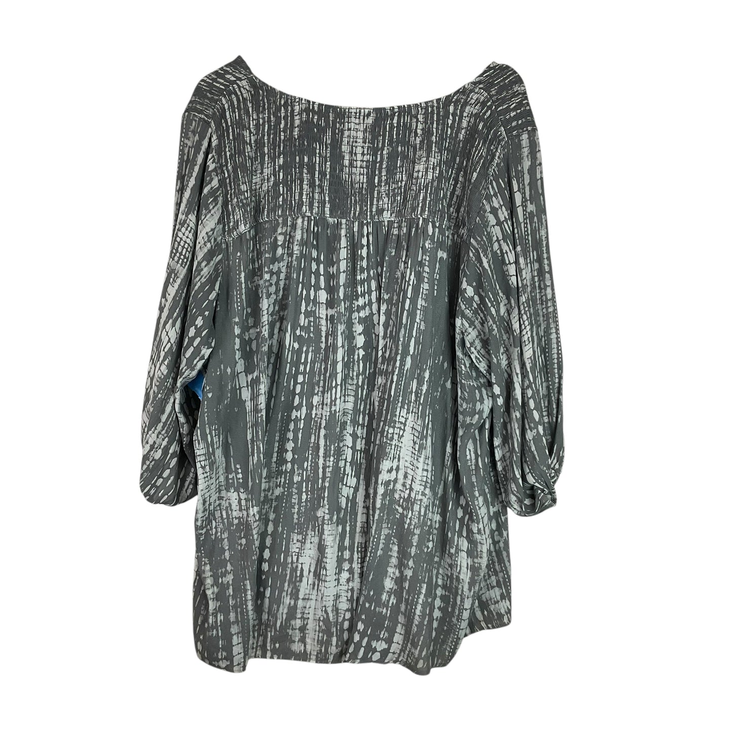 Top Long Sleeve By Torrid In Grey, Size: 3x